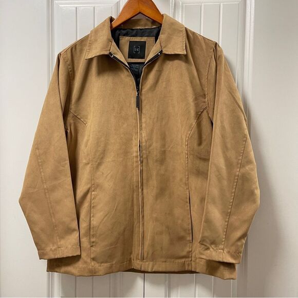 Vintage Oversized Faux Suede Jacket Tan – S - Picture 3 of 13